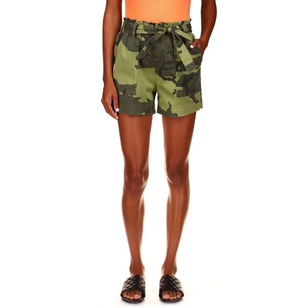 Sanctuary Daily Shorts In Moss Camo - 25